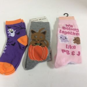 Jo-Ann Autumn Halloween Valentines Crew Socks